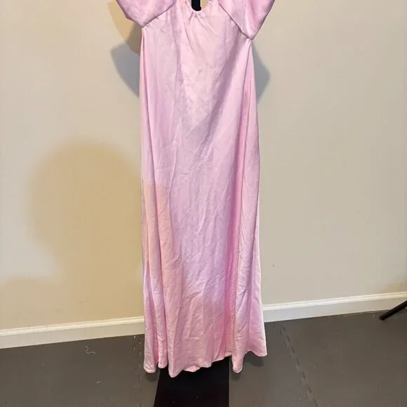 ALC Sienna Cut Out Maxi Slip Dress Pink - Picture 9 of 14